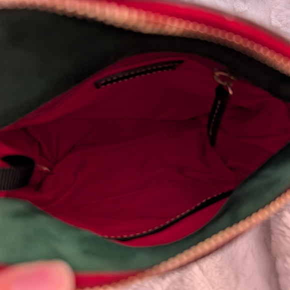 Dooney & Bourke Black Crossbody Bag with Red Accents - Picture 10 of 13